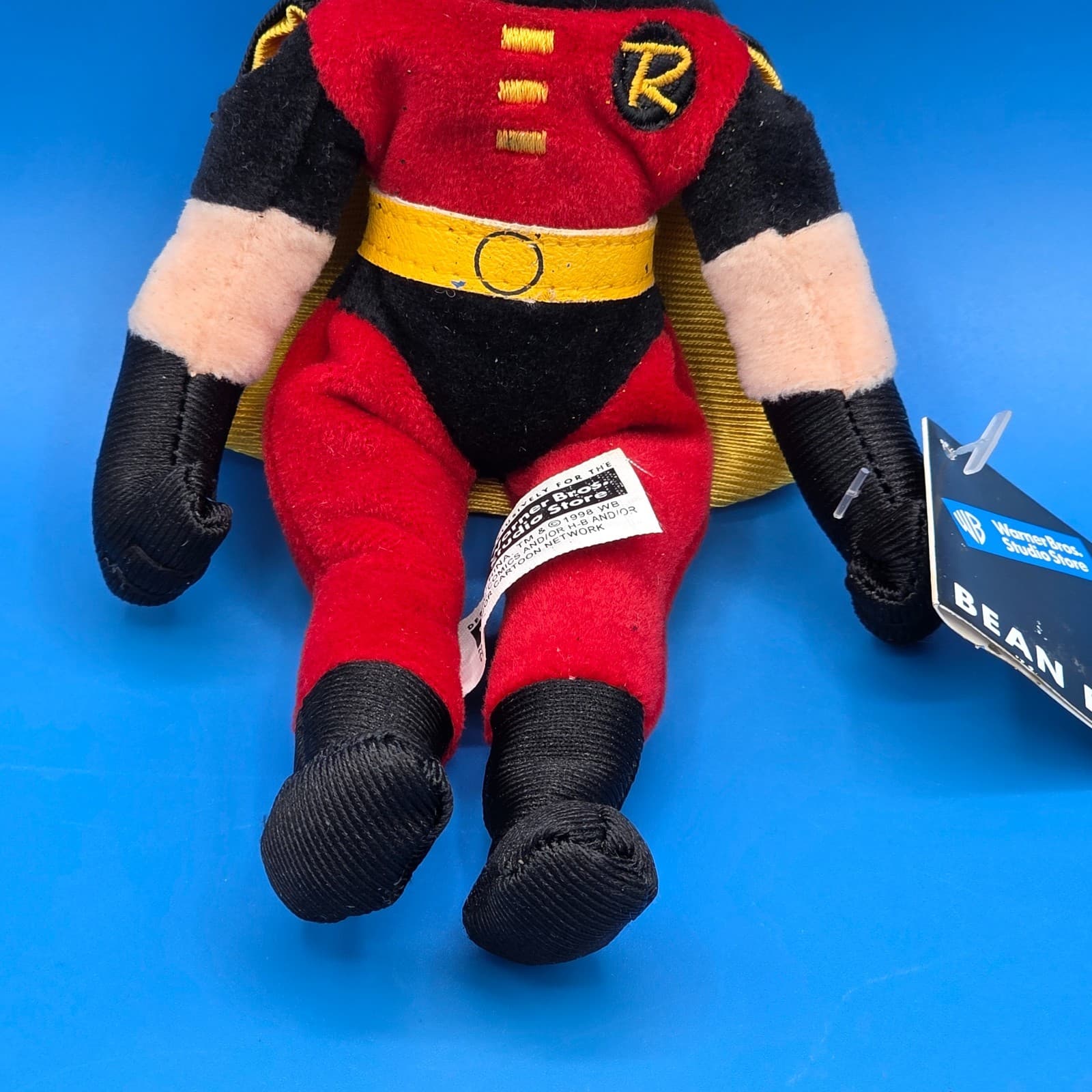 Warner Bros. Studio Store Plush DC Comics Character ROBIN - 1999 ~ Vintage Plush - Thumbnail 3