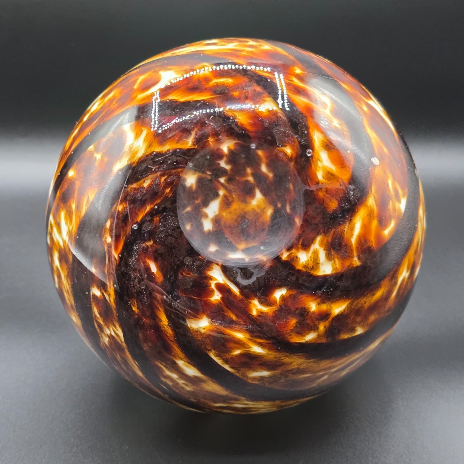 VINTAGE MURANO Style Studio Art Glass Rooster Sculpture Multicolored Swirls 8.5” - Thumbnail 7