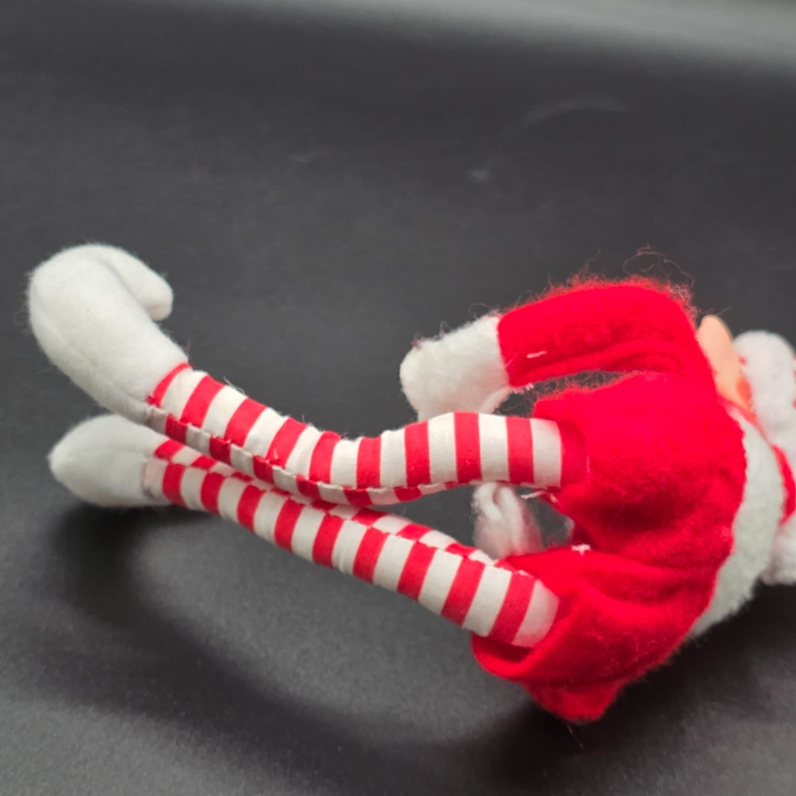 Vintage Elf Shelf Sitter Pixie Pointy Nose Red White - Thumbnail 5