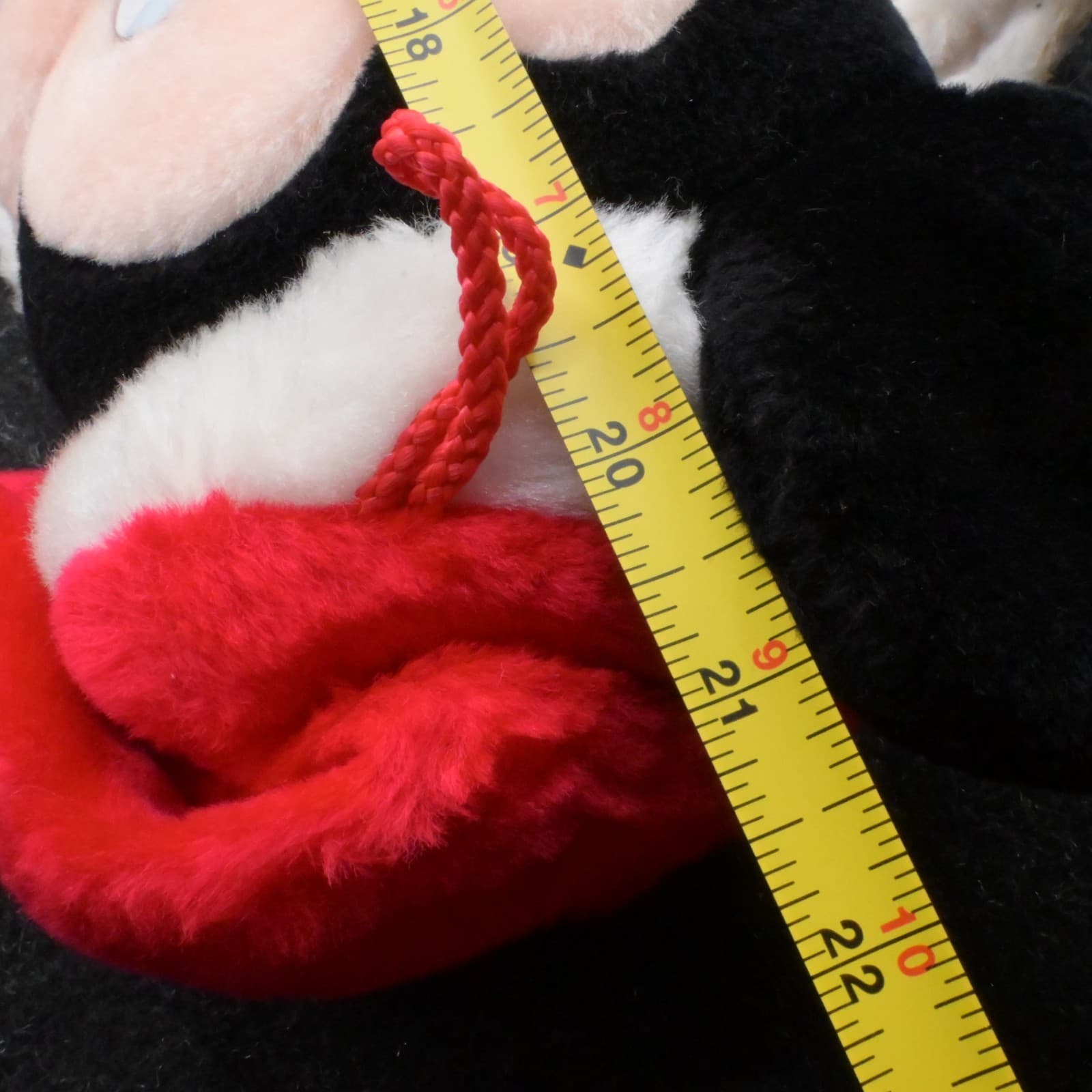 Disney Christmas Mickey Mouse Stocking 3D Santas Best Plush 90s Vintage - Thumbnail 7