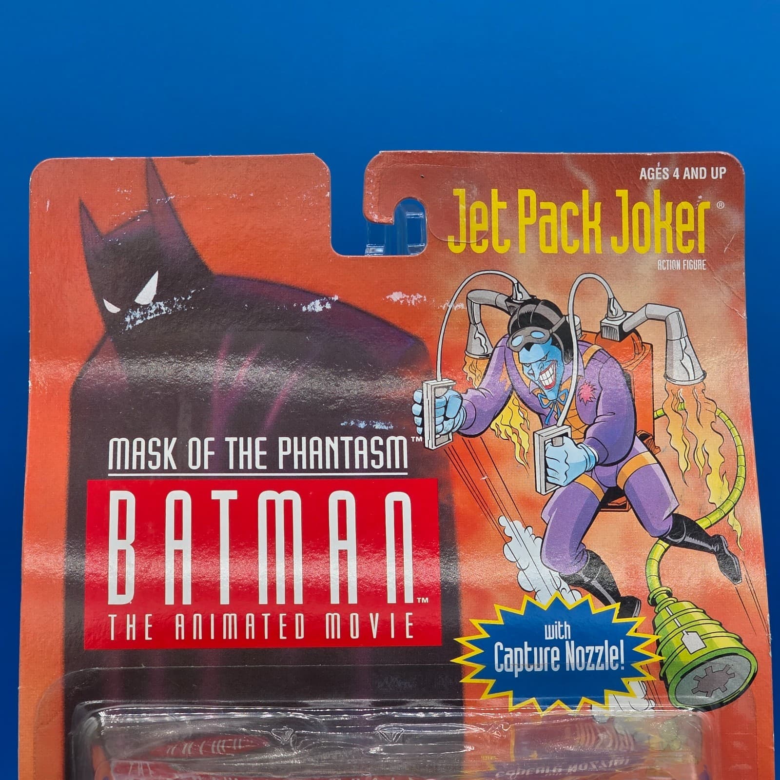 1993 KENNER Batman the Animated Movie Jet Pack Joker Sealed New In Pack - Thumbnail 3