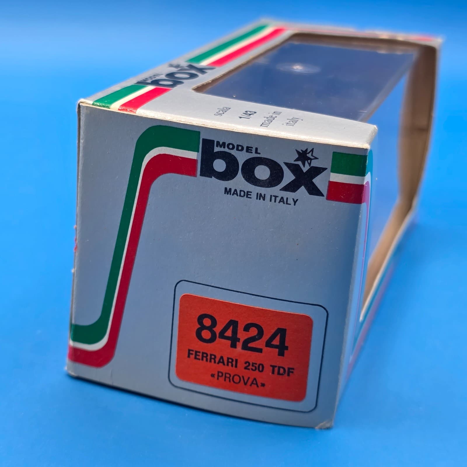 Box Model 8424 Ferrari 250 TDF *Prova* Diecast w/Case 1:43 Red - Thumbnail 8