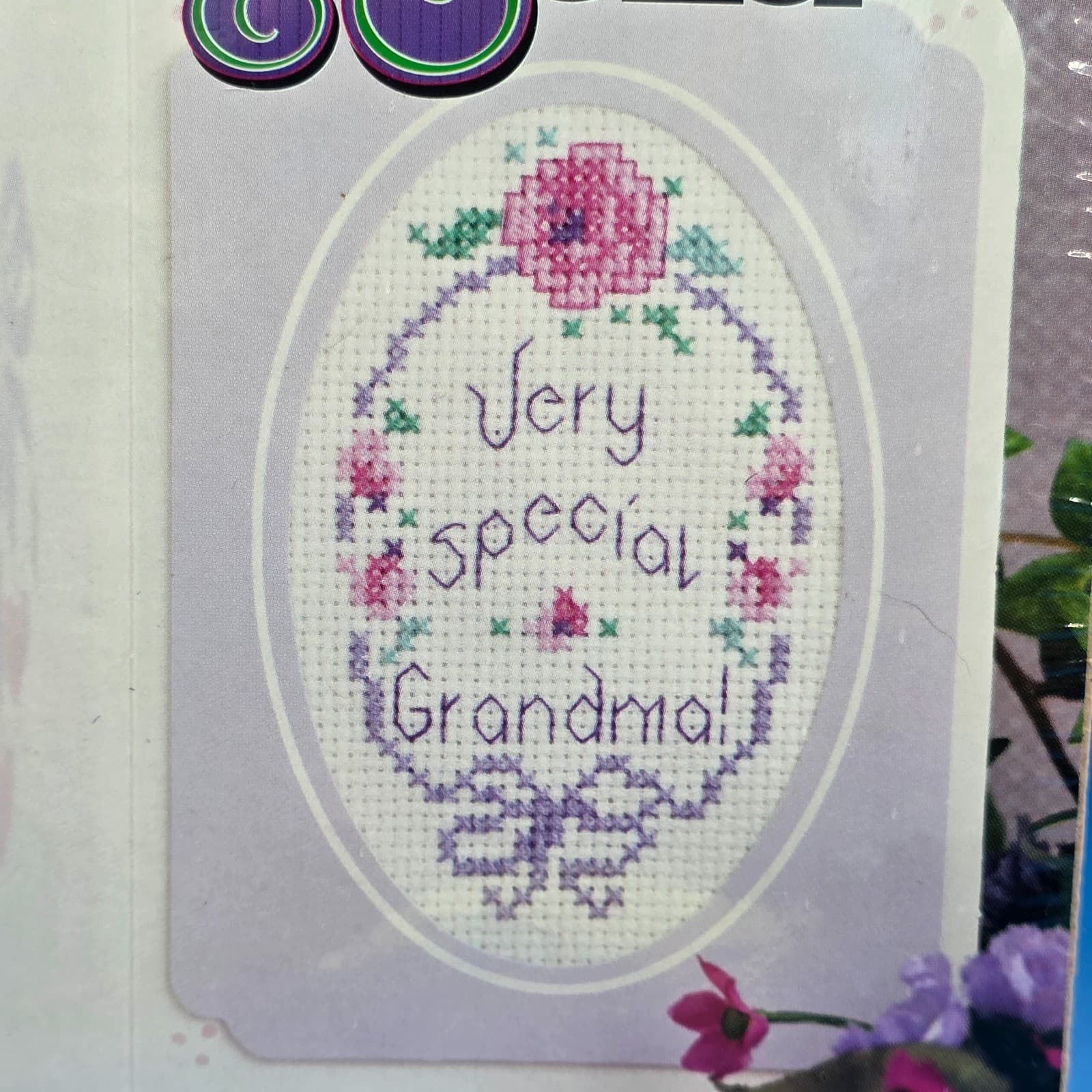 Stitch & Send #2112 - Very Special Grandma - Counted Cross Stitch Kit - Thumbnail 6