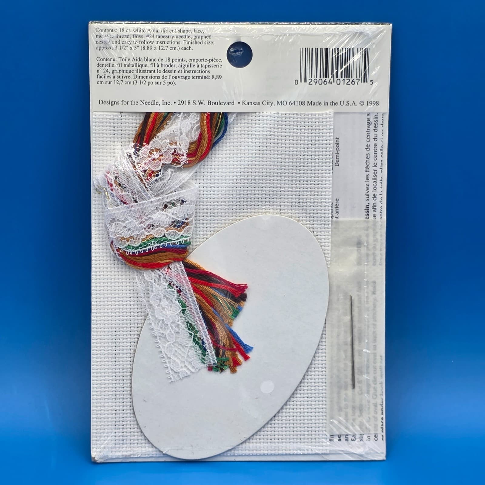 Cross Stitch Kit Christmas Koala Bear Lace Ornament DESIGNS FOR THE NEEDLE - Thumbnail 4