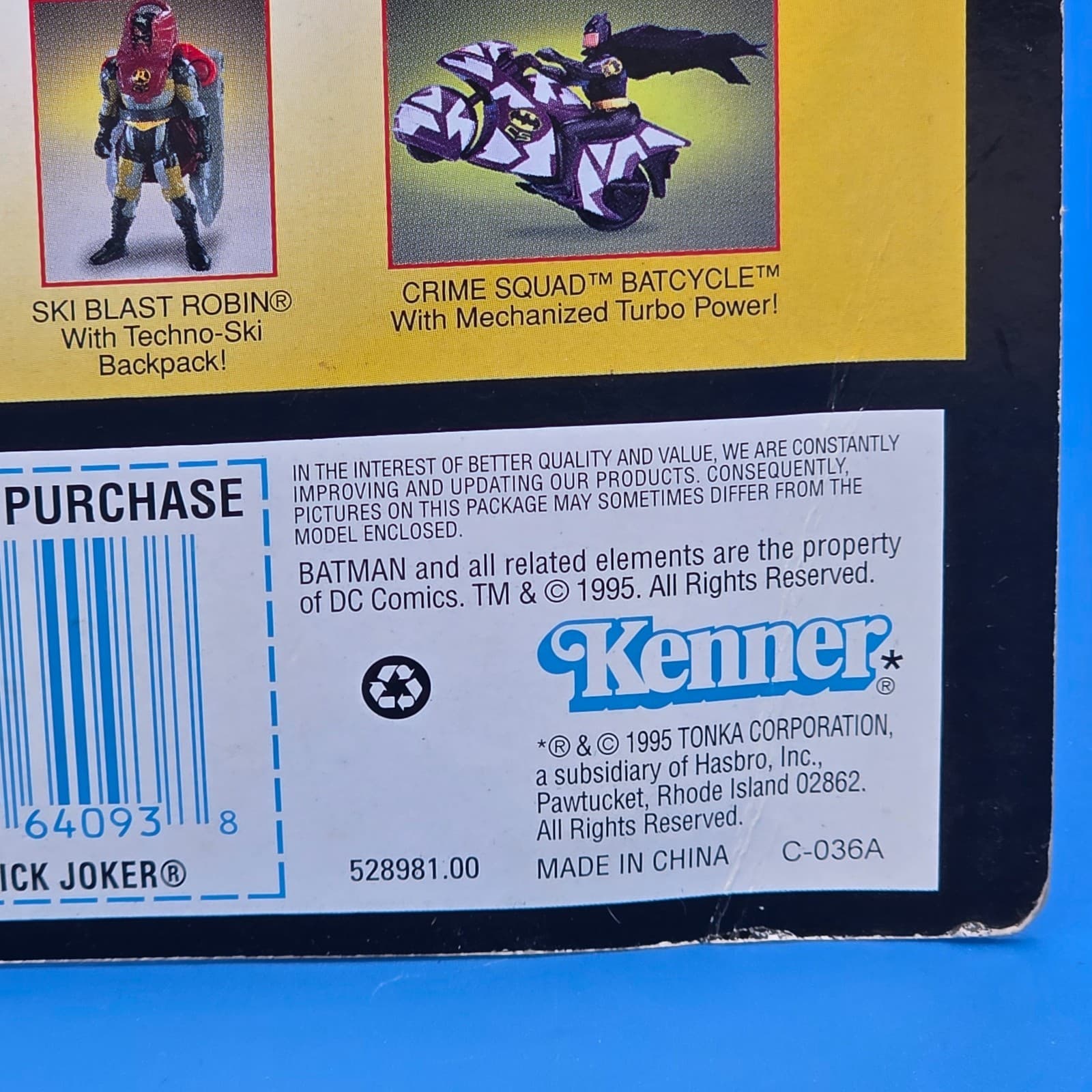 The Adventures Of Batman & Robin Animated Pogo Stick Joker Figure 1995 Kenner - Thumbnail 6
