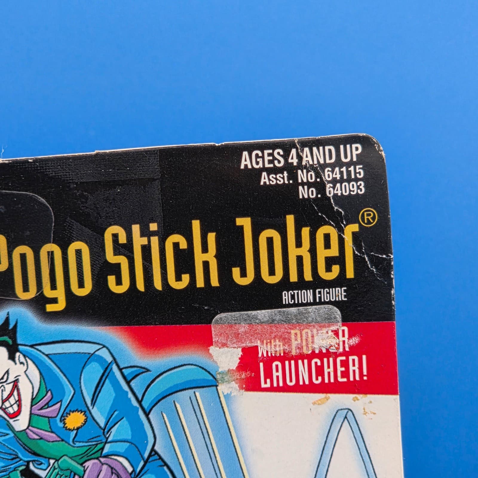 The Adventures Of Batman & Robin Animated Pogo Stick Joker Figure 1995 Kenner - Thumbnail 3