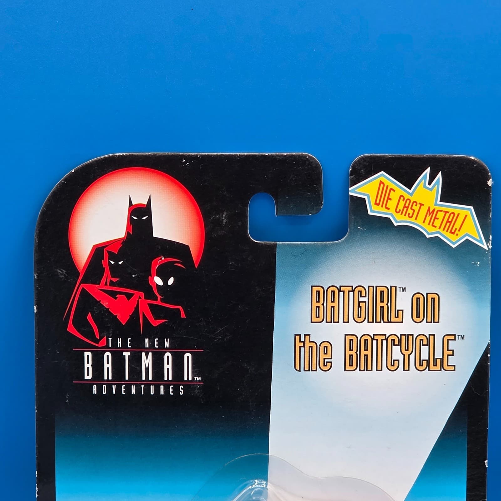 The New Batman Adventures Batgirl On Batcycle Die Cast Metal - Thumbnail 2