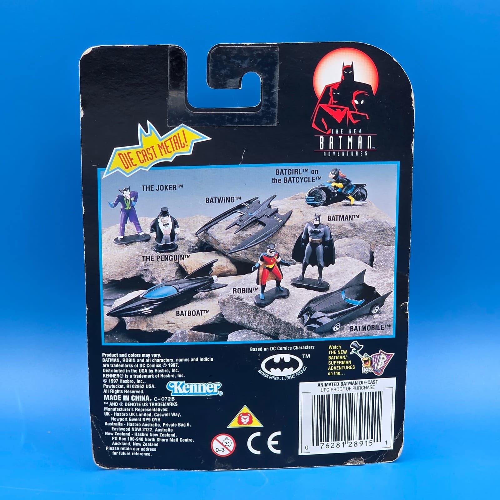 The New Batman Adventures Batgirl On Batcycle Die Cast Metal - Thumbnail 5