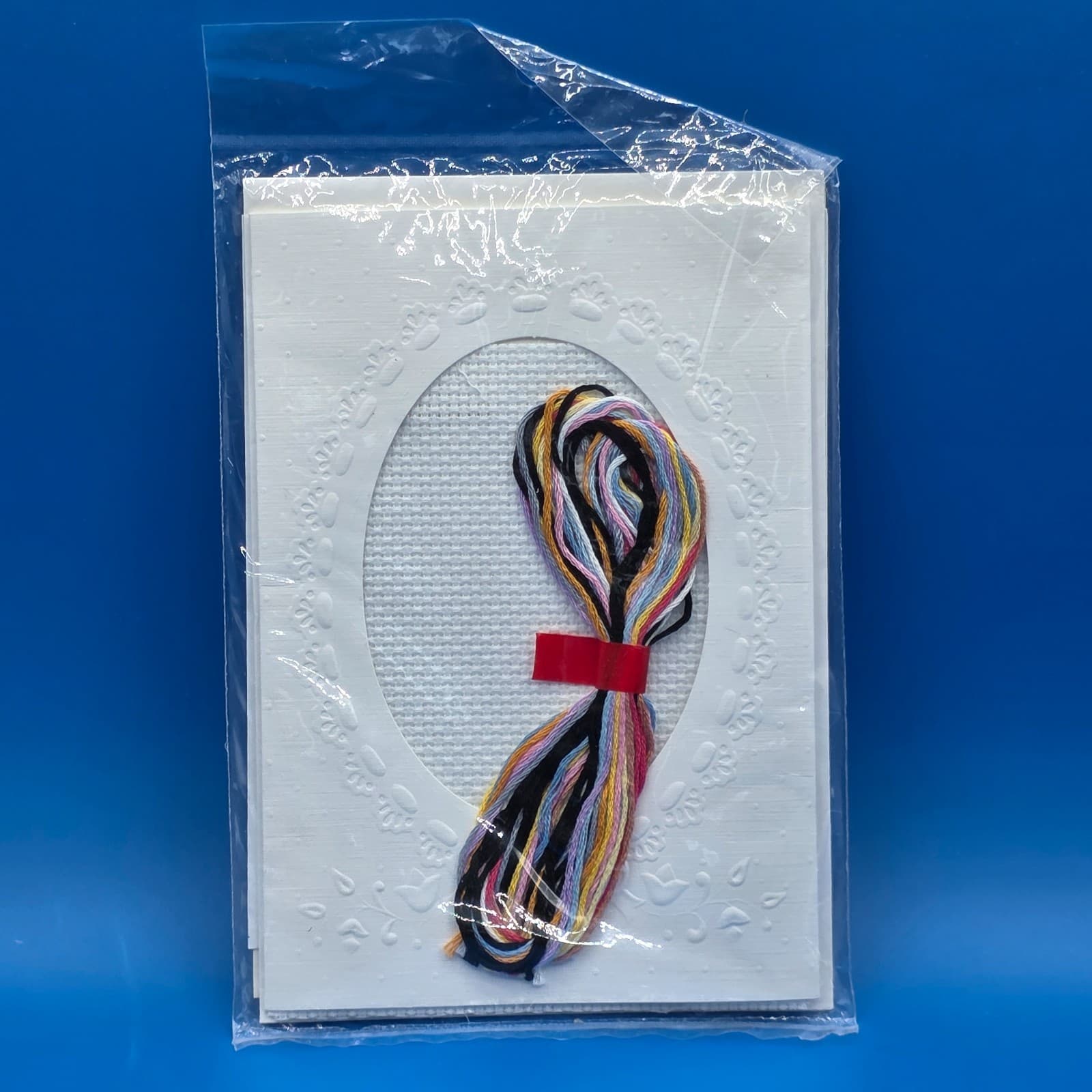 Vintage NMI Cross Stitch A Card Kit #3134 QUILTING BEE - Thumbnail 2