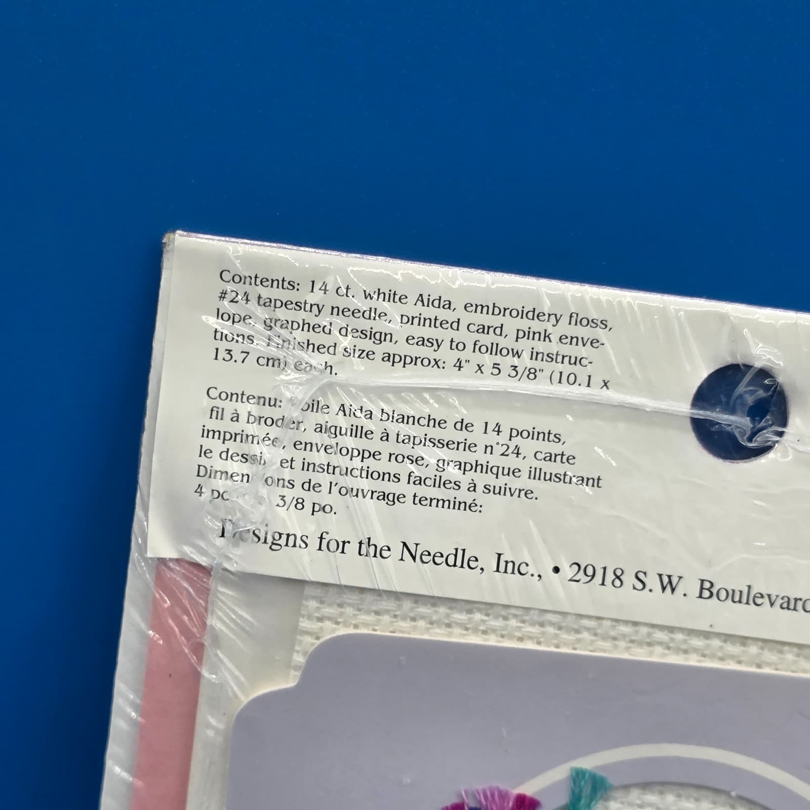 Stitch & Send #2112 - Very Special Grandma - Counted Cross Stitch Kit - Thumbnail 2