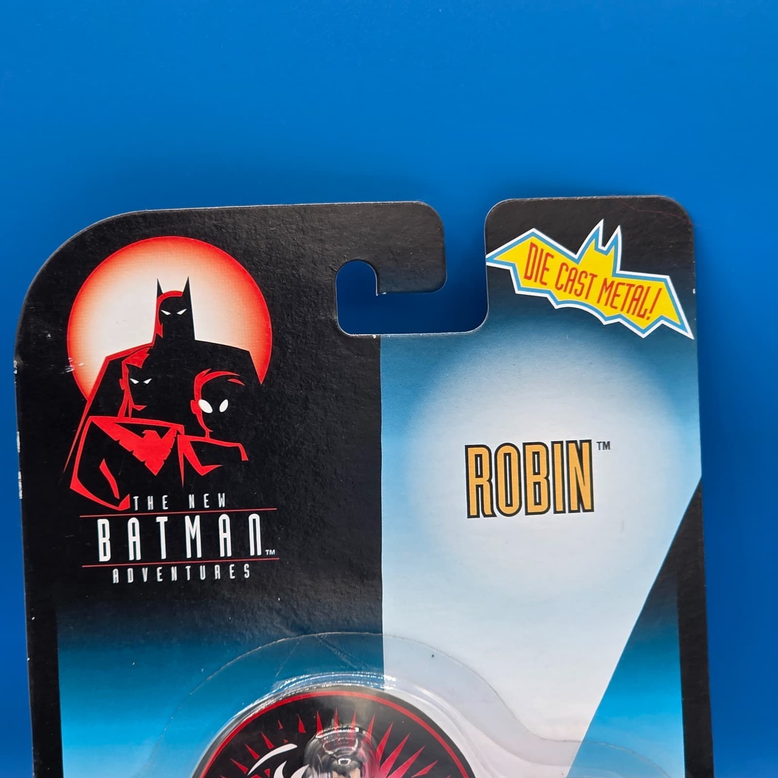 Batman The New Adventures Robin Die Cast Metal Figure New in Box Kenner NIP - Thumbnail 2