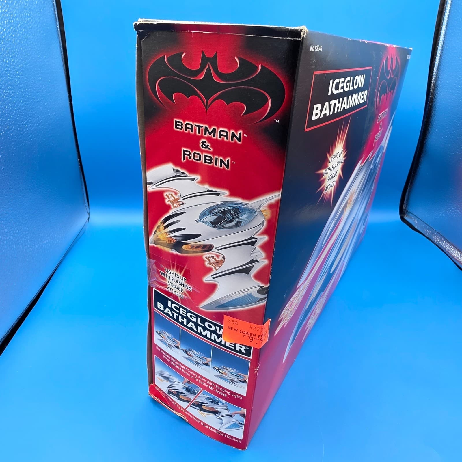 Vintage 1997 Kenner Batman & Robin ICEGLOW BATHAMMER NEW - Thumbnail 6