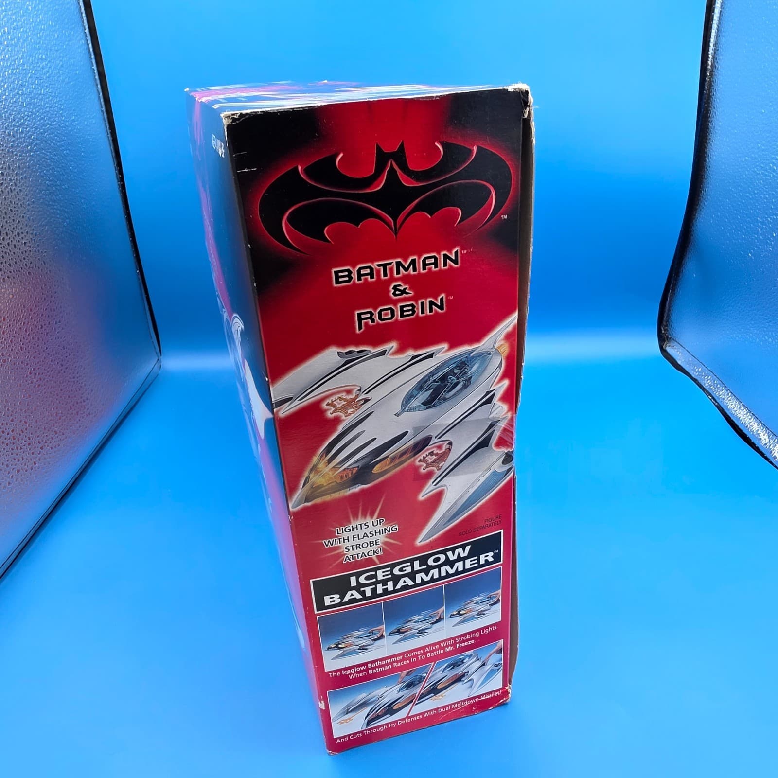 Vintage 1997 Kenner Batman & Robin ICEGLOW BATHAMMER NEW - Thumbnail 7