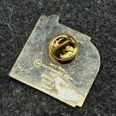 Vintage SAN FRANCISCO 49ERS XXIII Pin JERRY RICE MVP Superbowl Unocal 76 - Thumbnail 4