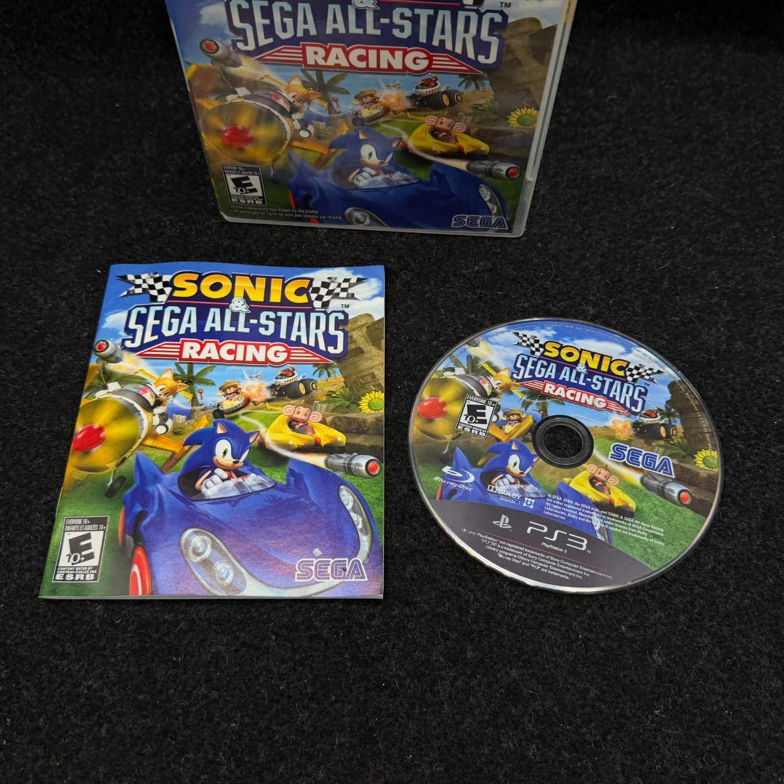 Sonic & Sega All-Stars Racing (Sony PlayStation 3, 2010) PS3 CIB Complete - Thumbnail 4