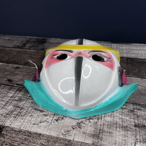 VINTAGE NEO-HUMAN CASSHERN MASK ROBOT HUNTER HALLOWEEN CARNIVAL KID MASK PLASTIC - Thumbnail 7