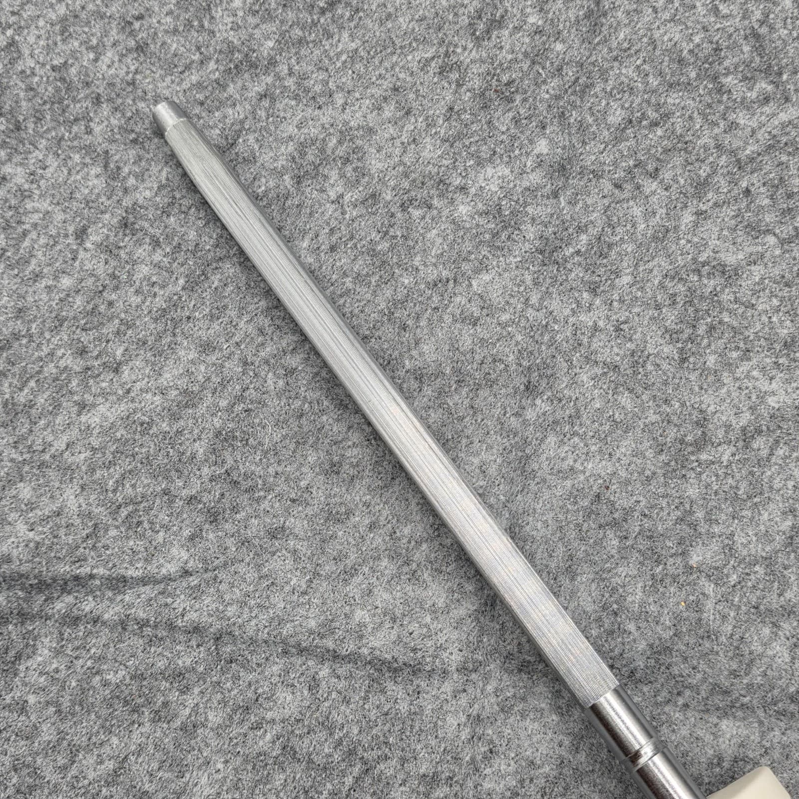 Schmidt Bros Honing Rod German Stainless Steel White Handle - Thumbnail 2