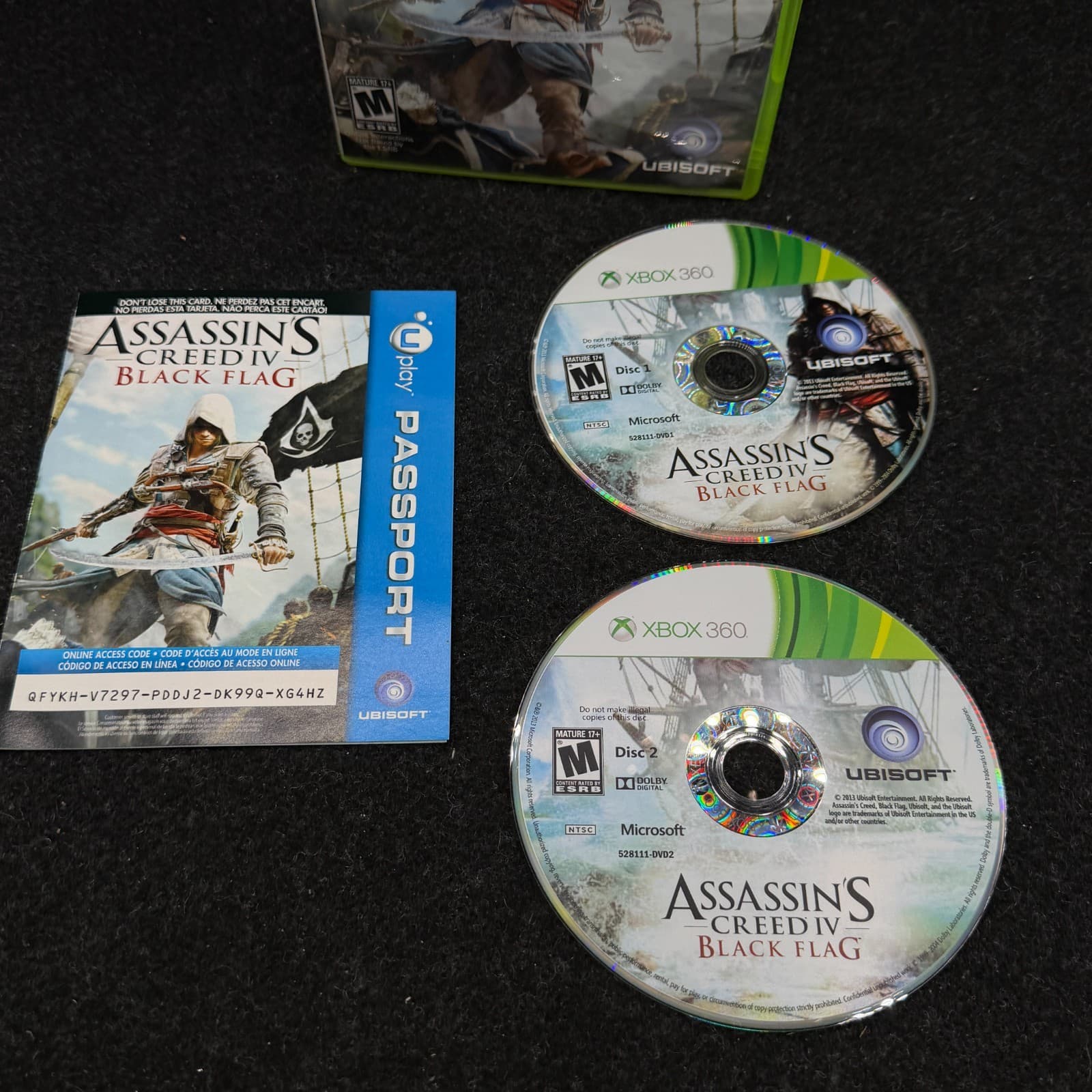 Assassin's Creed IV 4 Black Flag Xbox 360 NO MANUAL - Thumbnail 4
