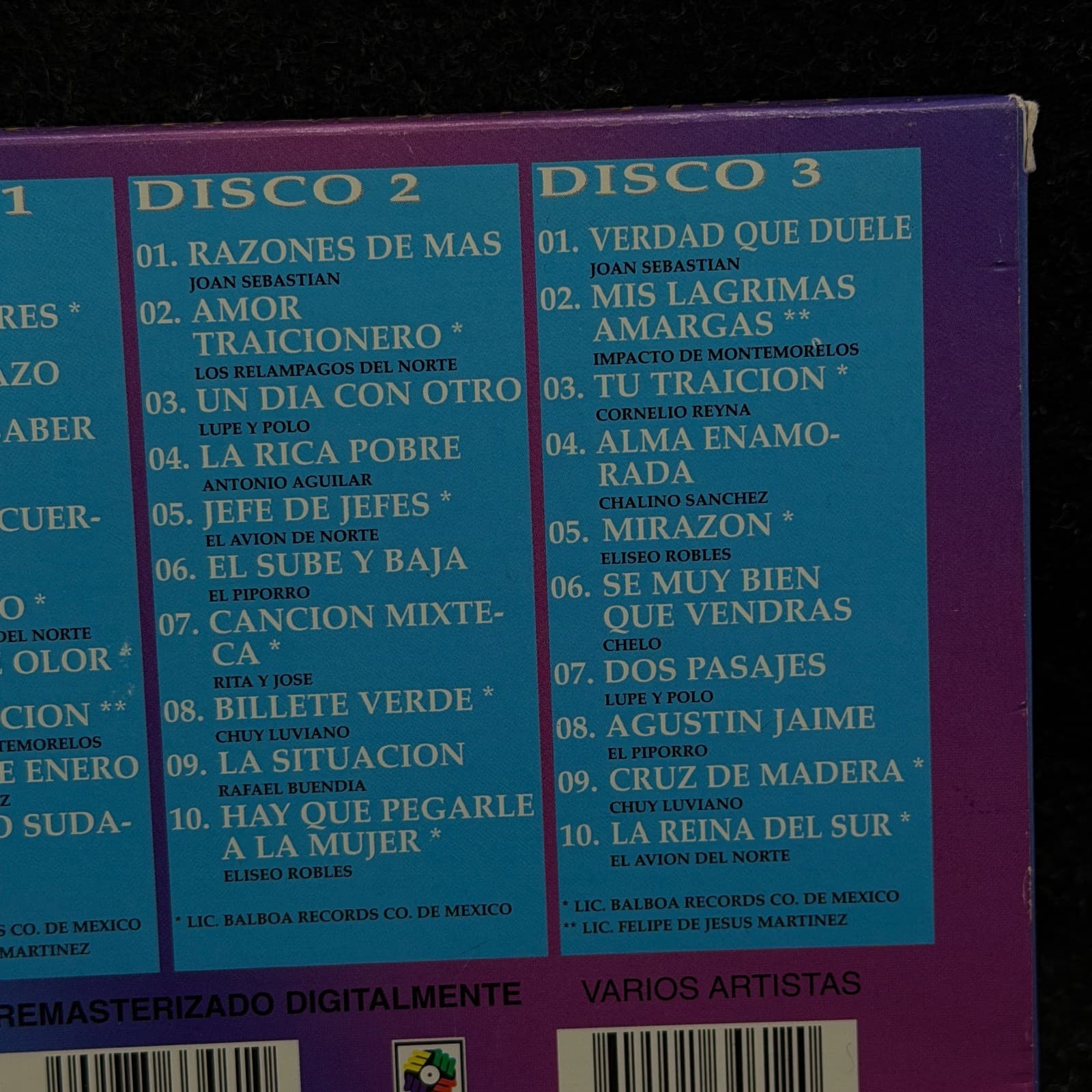 COLECCION DE ORO 3 DISC CD EXITOS NORTENOS - Thumbnail 4