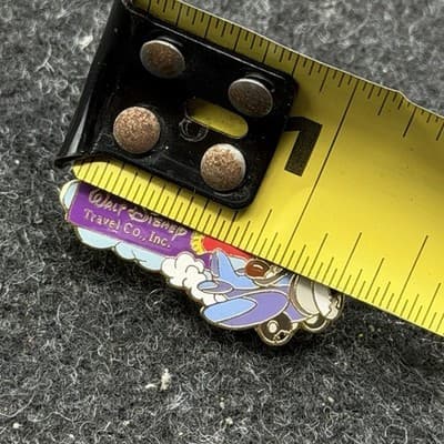 Mickey Mouse Walt Disney Travel Co Airplane Lapel Hat Pin - Thumbnail 4