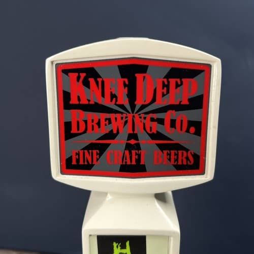 Knee Deep Brewing Co. Fine Craft Beer Tap Handle Hoptologist 9" Inches Tall - Thumbnail 7