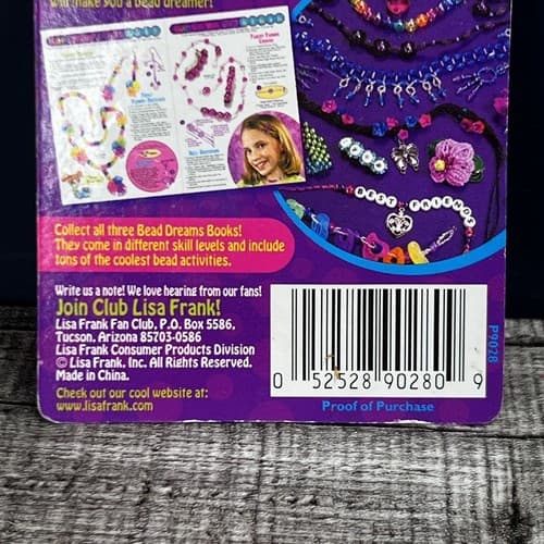 Vintage 90s Lisa Frank Bead Dreams 6 Metal Charms #28 Lady Bug Butterfly - Thumbnail 6