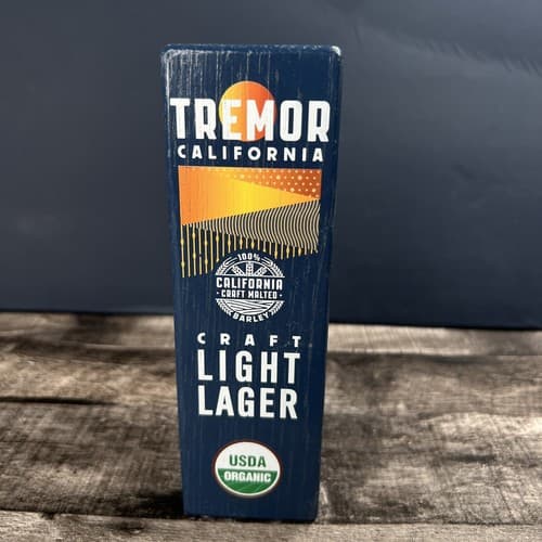 TREMOR CALIFORNIA CRAFT LIGHT LAGER BEER TAP HANDLE 7.125" Inches Tall - Thumbnail 3