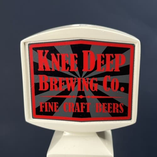 Knee Deep Brewing Co. Fine Craft Beer Tap Handle Hoptologist 9" Inches Tall - Thumbnail 2