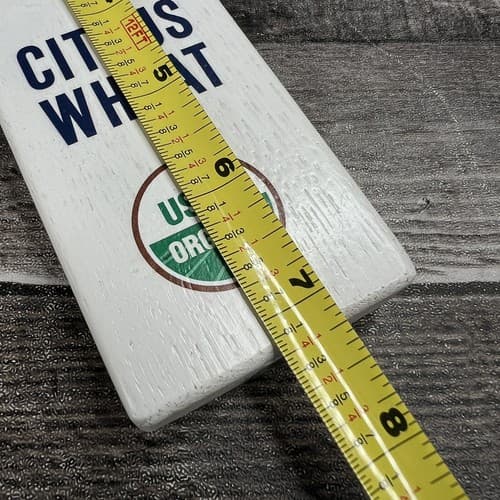 TREMOR CALIFORNIA CITRUS WHEAT BEER TAP HANDLE WOODEN 7.25" Inches Tall - Thumbnail 7