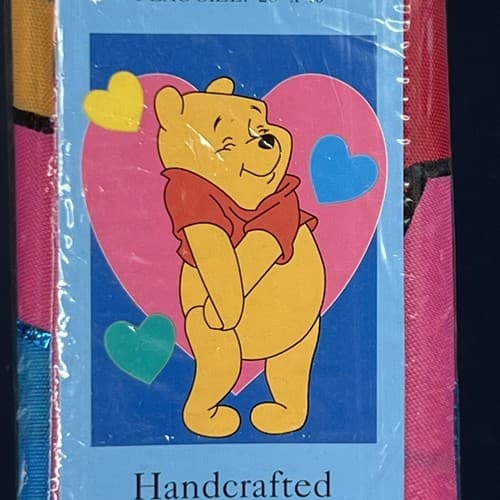 Vintage 1998 Disney Pooh Decorative Valentine Flag Banner 28x40 New - Thumbnail 2