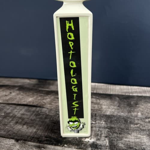 Knee Deep Brewing Co. Fine Craft Beer Tap Handle Hoptologist 9" Inches Tall - Thumbnail 8