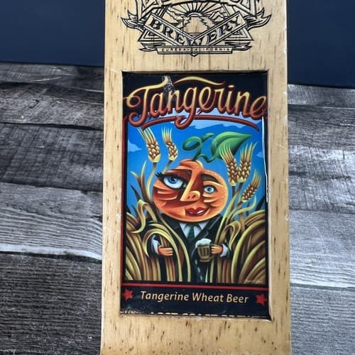 LOST COAST BREWERY SHARKINATOR WHITE IPA & TANGERINE WHEAT BEER TAP HANDLE 10.5" - Thumbnail 5