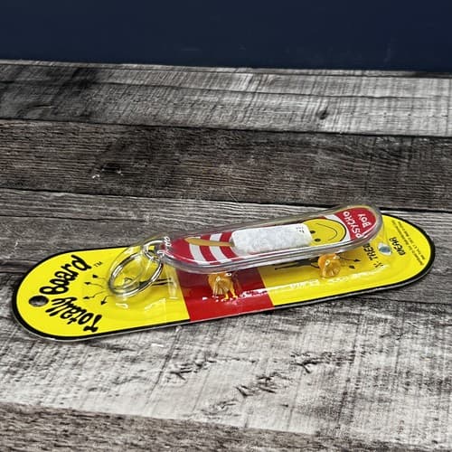 Vtg 90’s Totally Board Psycho Boy Skateboard Keychain Deck Fingerboard - Thumbnail 3