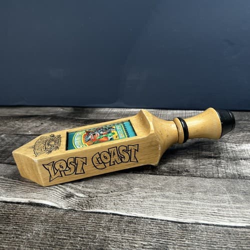 LOST COAST BREWERY SHARKINATOR WHITE IPA & TANGERINE WHEAT BEER TAP HANDLE 10.5" - Thumbnail 8