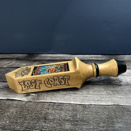 LOST COAST BREWERY SHARKINATOR WHITE IPA & TANGERINE WHEAT BEER TAP HANDLE 10.5" - Thumbnail 7