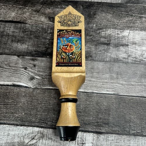 LOST COAST BREWERY SHARKINATOR WHITE IPA & TANGERINE WHEAT BEER TAP HANDLE 10.5" - Thumbnail 6