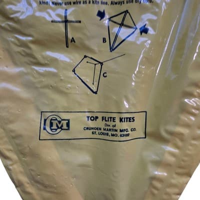 Vintage Top Flite Kite #111 TIGER CRUNDEN MARTIN MADE IN USA RARE - Thumbnail 3