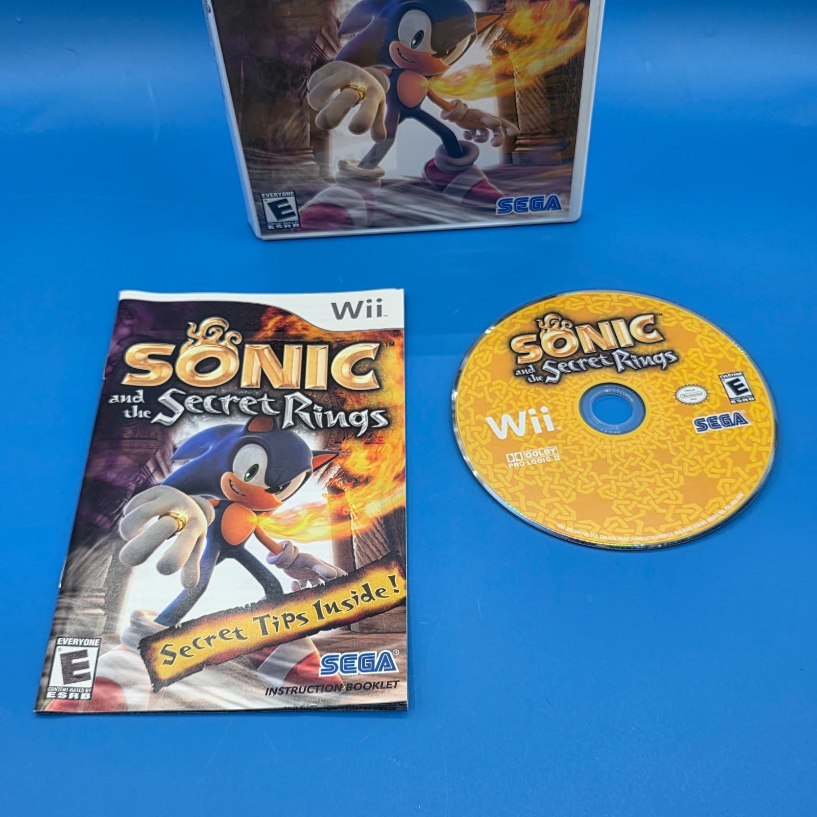 Nintendo Wii - Sonic and the Secret Rings - Complete/CIB - Tested - Thumbnail 2