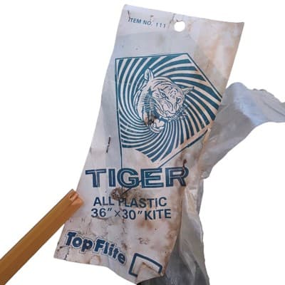 Vintage Top Flite Kite #111 TIGER CRUNDEN MARTIN MADE IN USA RARE - Thumbnail 11