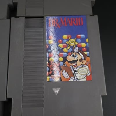 Lot Of 4 NES Cartridges Marble Madness Duck Hunt Pinball Dr Mario - Thumbnail 2