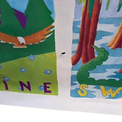 Vintage 1991 Western Graphics Earth One House Many Rooms 21" x 31.5" Poster - Thumbnail 7
