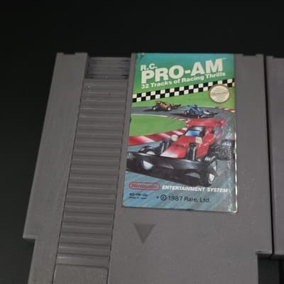 Lot Of 4 NES Cartridges Road Blaster Solar Jetman Xevious RC Pro Am - Thumbnail 4