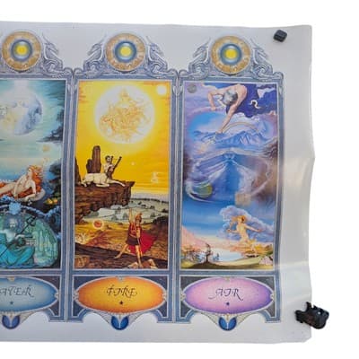 Four Elements Poster 2003 Linda Roger Garland Fantasy Switzerland 23.75" x 36” - Thumbnail 3