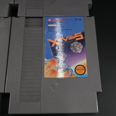 Lot Of 4 NES Cartridges Road Blaster Solar Jetman Xevious RC Pro Am - Thumbnail 2