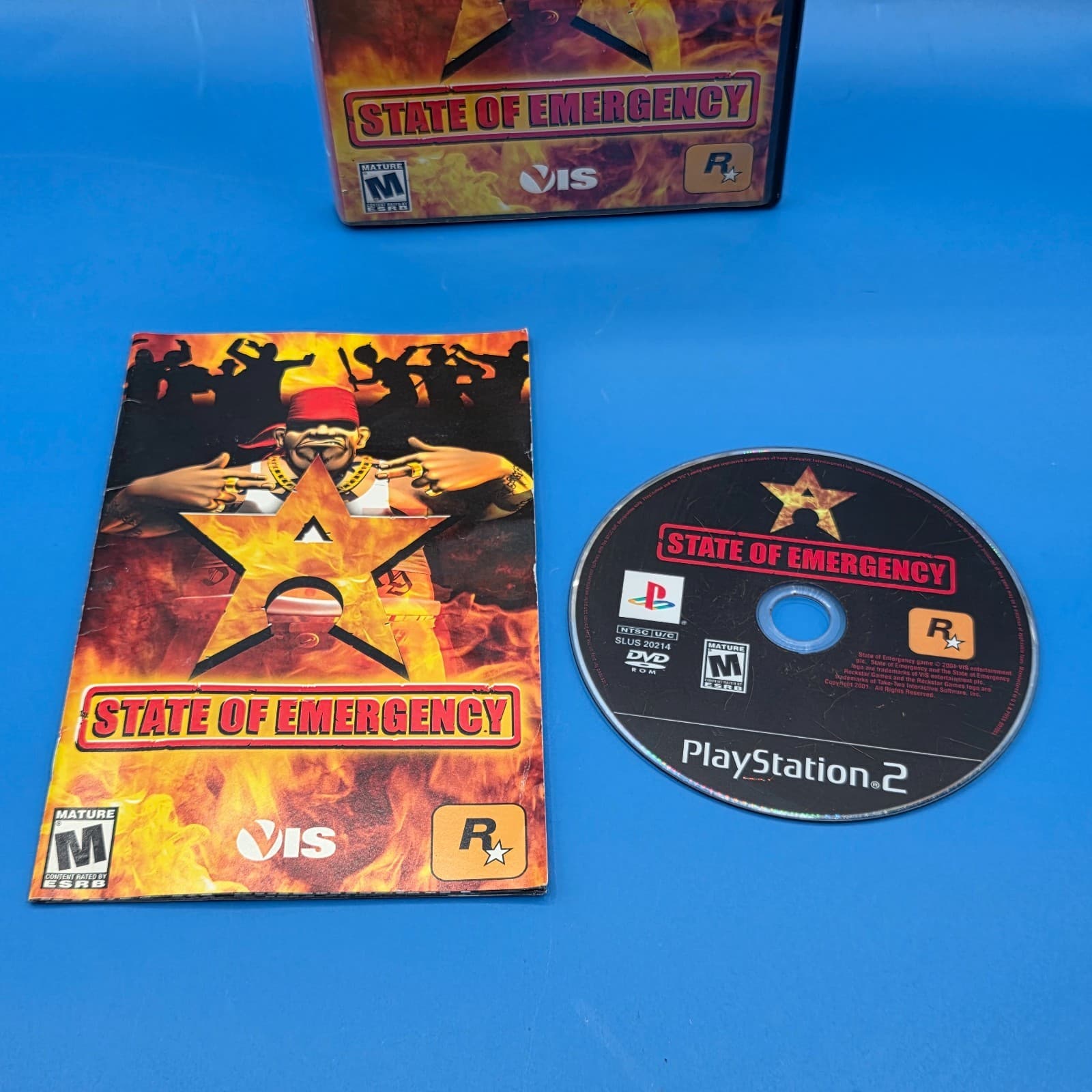 Blockbuster Rental & Case - State of Emergency PS2 Sony PlayStation 2 CIB - Thumbnail 2