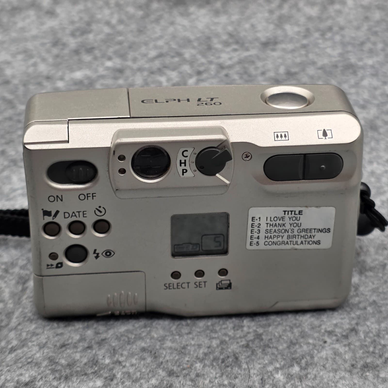 Canon Elph LT 260 APS Point & Shoot Film Camera Tested & Works - Thumbnail 7