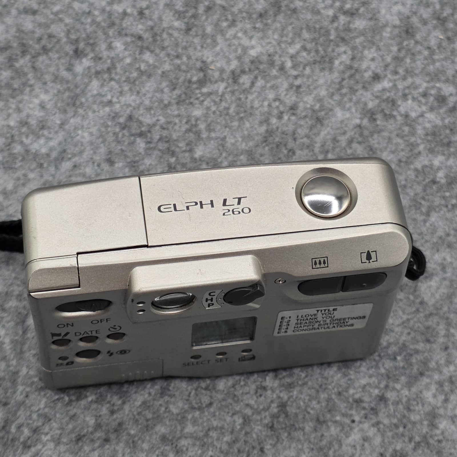 Canon Elph LT 260 APS Point & Shoot Film Camera Tested & Works - Thumbnail 6
