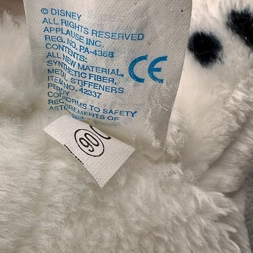 Vintage Disney 101 Dalmatian Perdy Perdita Plush Large 20” Applause Rare - Thumbnail 8
