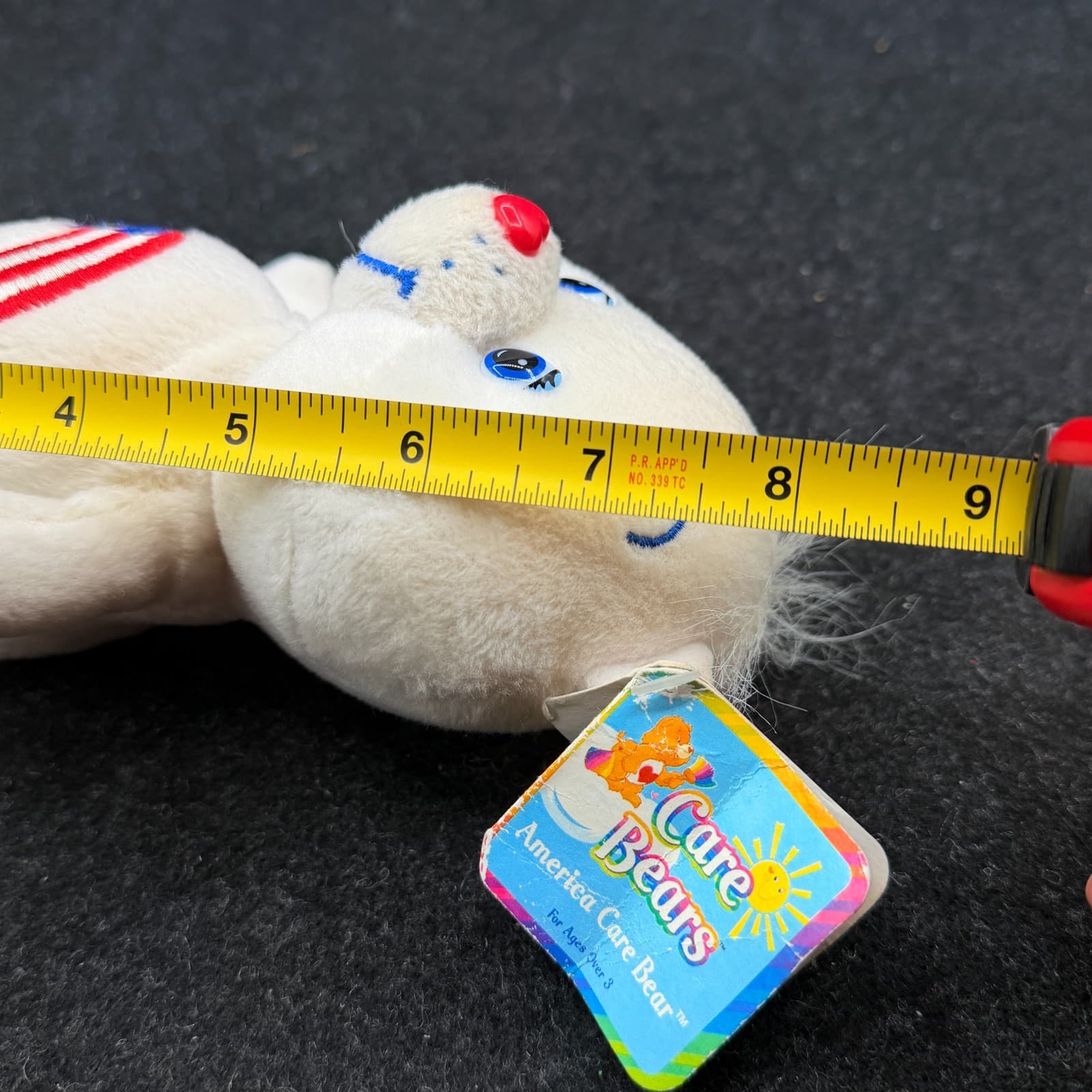 Care Bears America Cares Bear Red White & Blue Shooting Star 2003 NWT - Thumbnail 7