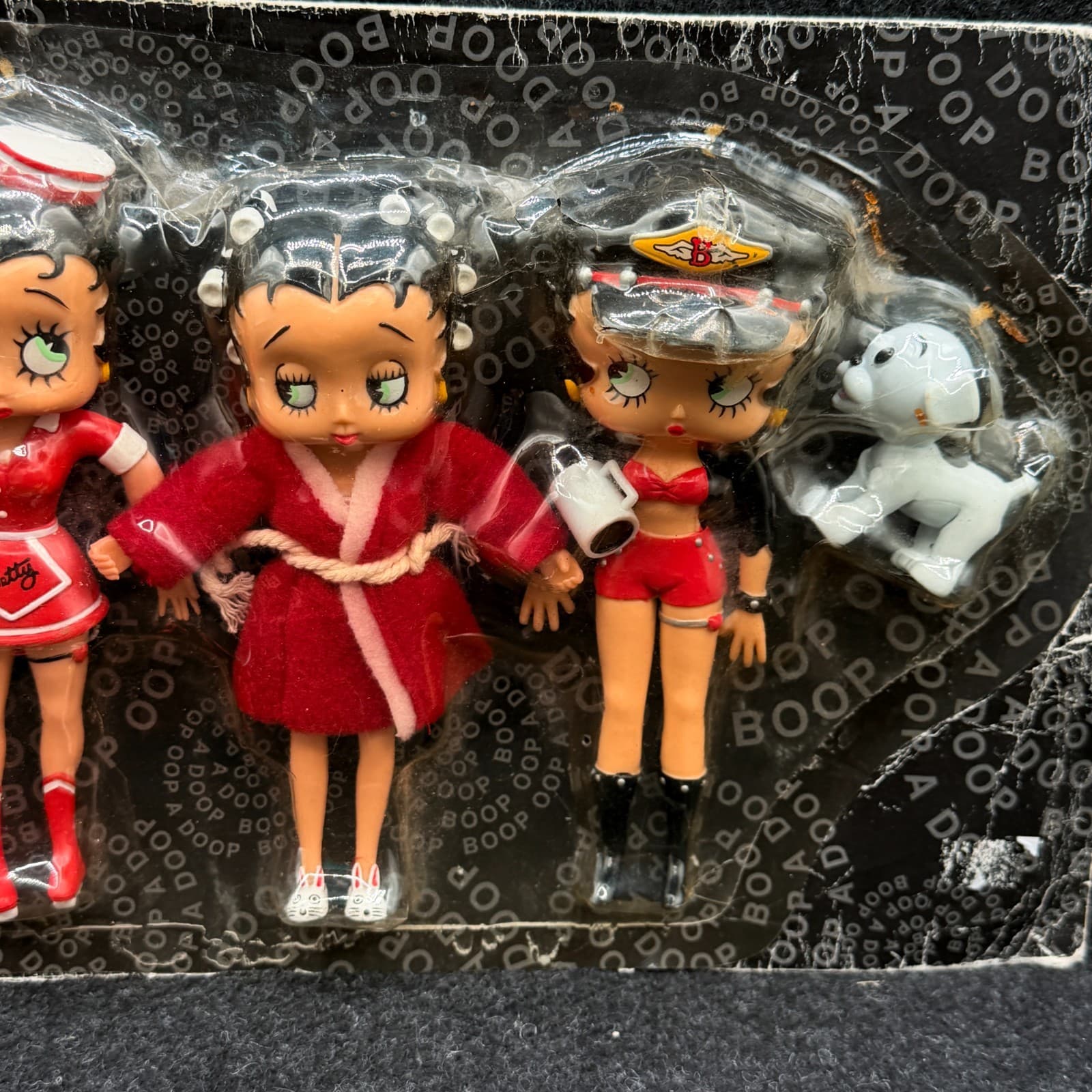 Betty Boop Limited "Boop-Oop-Edition" Bendable Figure Set NO BOX - Thumbnail 3